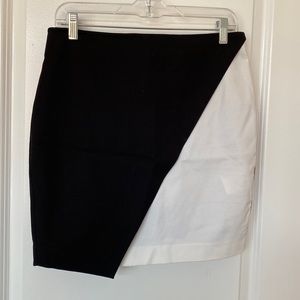BR Black and White Pencil Skirt